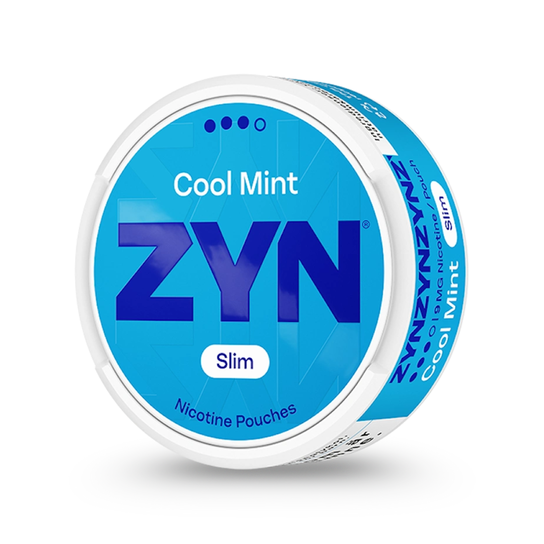 ZYN Cool Mint Slim Strong nicotine pouches at Pouchhut NZ