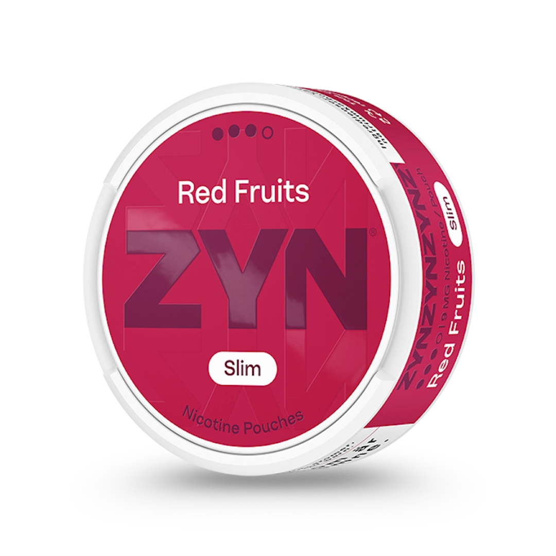 ZYN Slim Red Fruits Strong nicotine pouches at Pouchhut NZ
