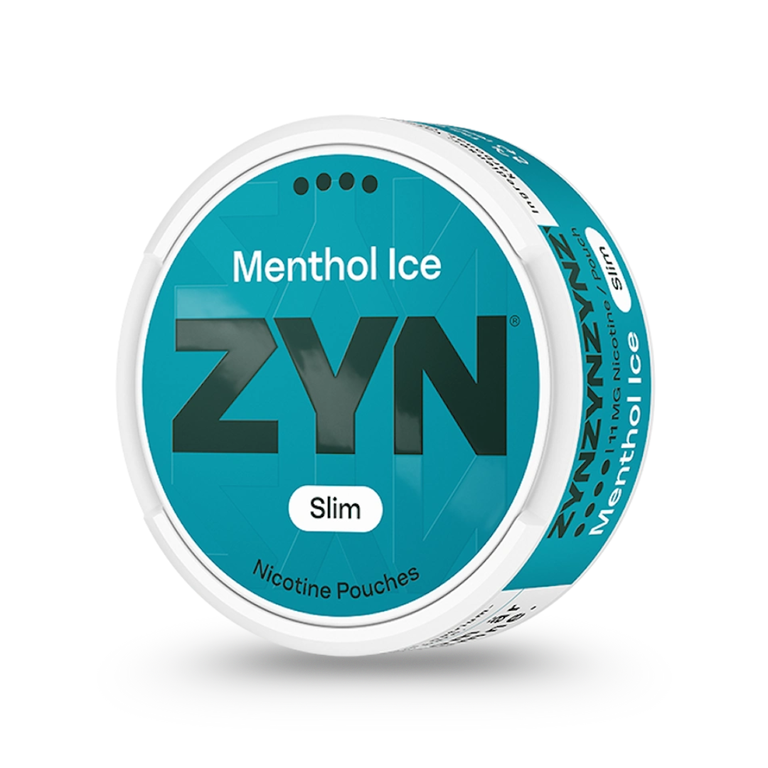 ZYN Menthol Ice Slim Extra Strong nicotine pouches at Pouchhut NZ