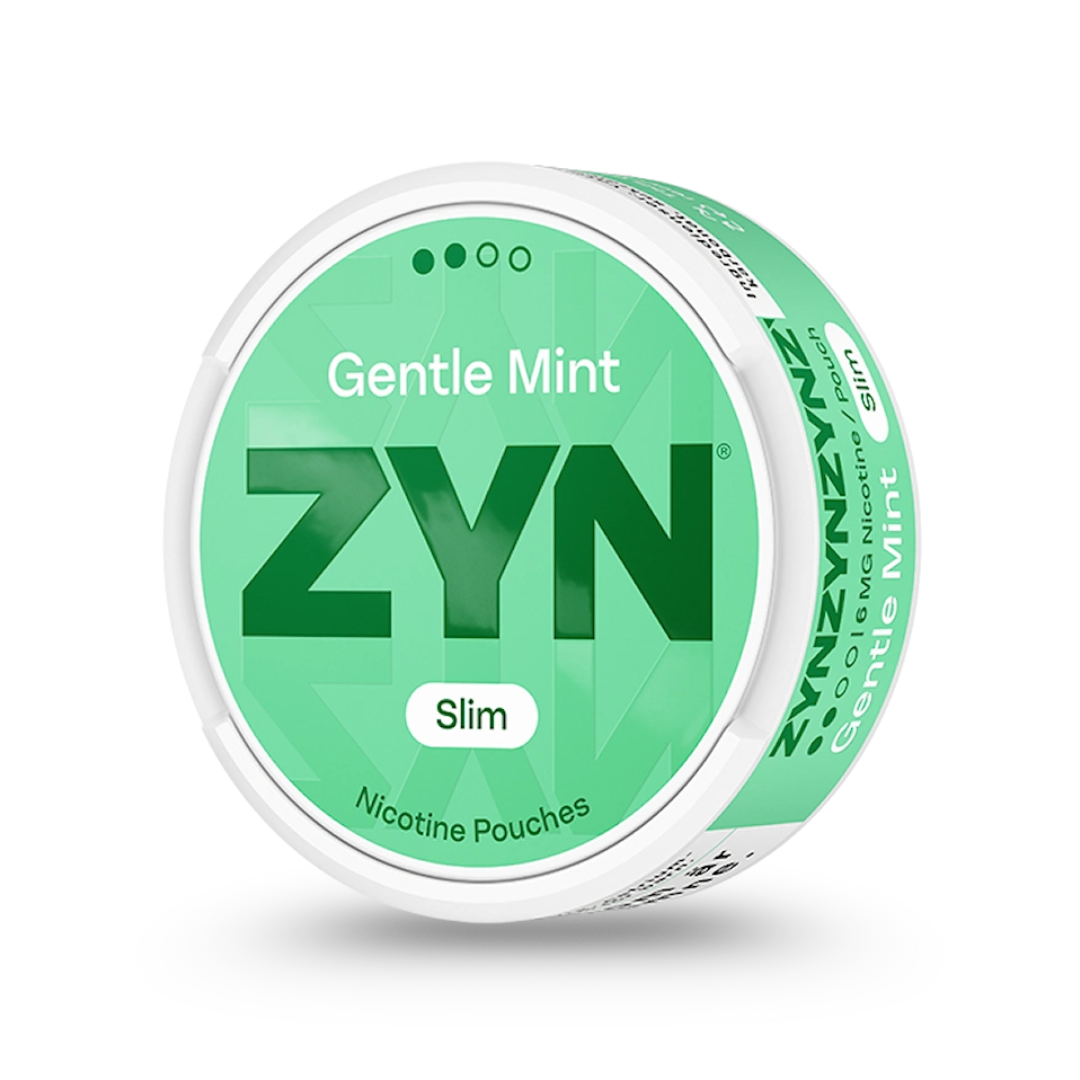 ZYN Slim Gentle Mint nicotine pouches at Pouchhut NZ