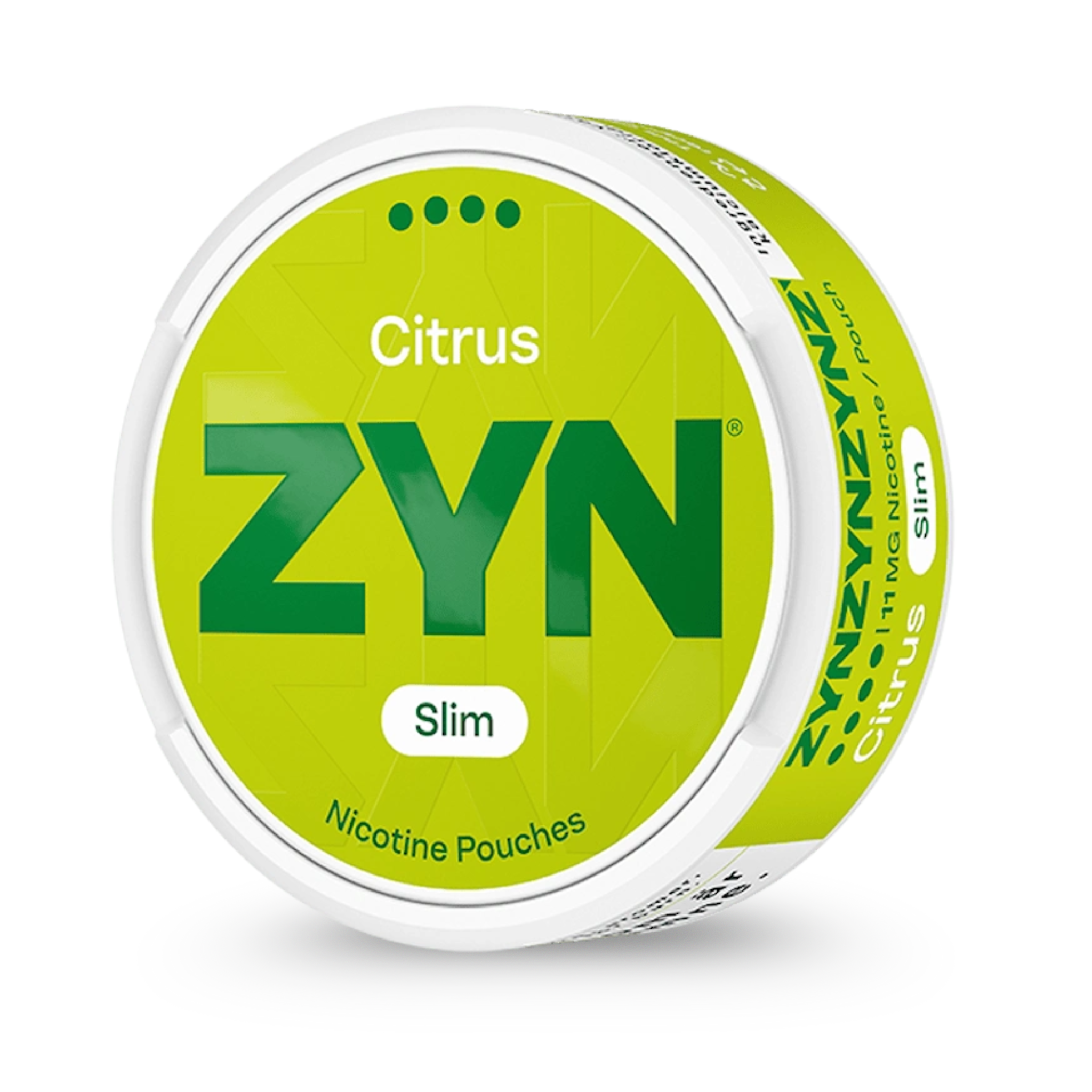 ZYN Slim Citrus Extra Strong nicotine pouches at Pouchhut NZ