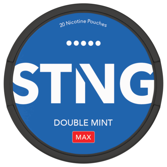 STNG Double Mint MAX nicotine pouches at Pouchhut NZ