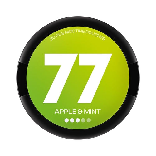 77 Apple & Mint nicotine pouches at Pouchhut NZ