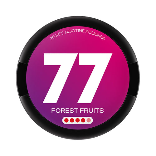 77 Forest Fruits Extra Strong nicotine pouches at Pouchhut NZ
