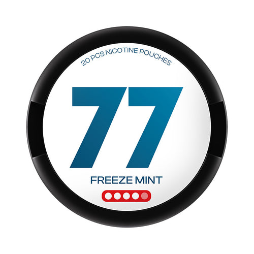 77 Freeze Mint Extra Strong nicotine pouches at Pouchhut NZ