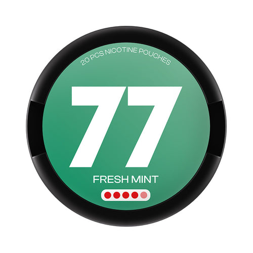 77 Fresh Mint Extra Strong nicotine pouches at Pouchhut NZ