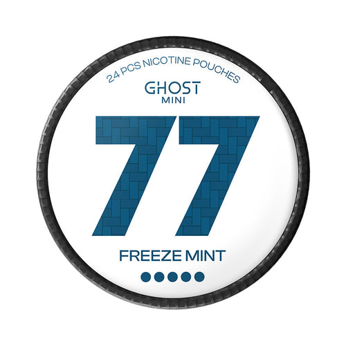 77 Ghost Freeze Mint Mini nicotine pouches at Pouchhut NZ