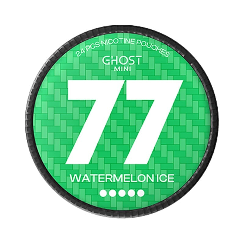 77 Ghost Watermelon Ice Mini nicotine pouches at Pouchhut NZ