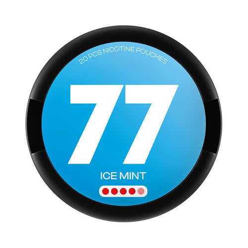 77 Ice Mint Extra Strong nicotine pouches at Pouchhut NZ