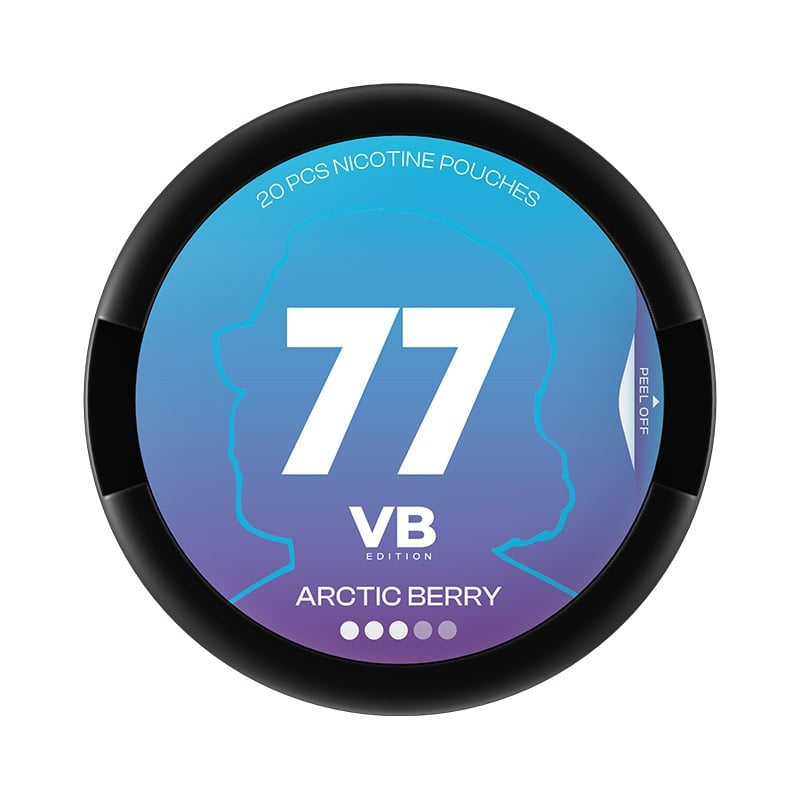 77 VB Edition Arctic Berry nicotine pouches at Pouchhut NZ
