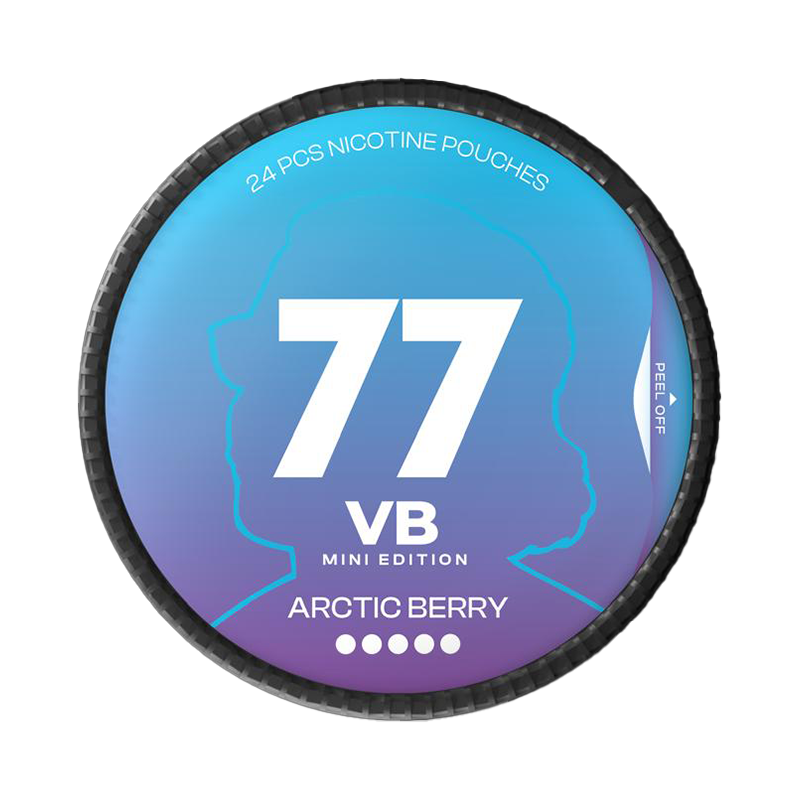 77 VB Edition Mini Arctic Berry Extra Strong nicotine pouches at Pouchhut NZ