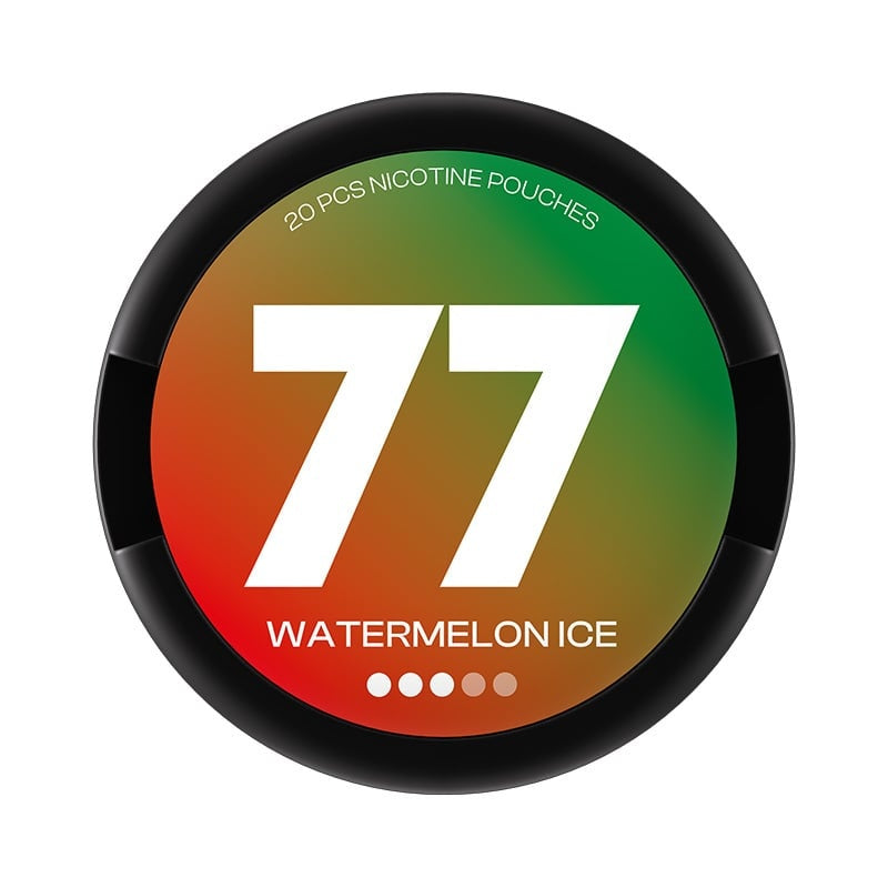 77 Watermelon Ice nicotine pouches at Pouchhut NZ