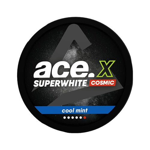 ACE X Cosmic Cool Mint nicotine pouches at Pouchhut NZ