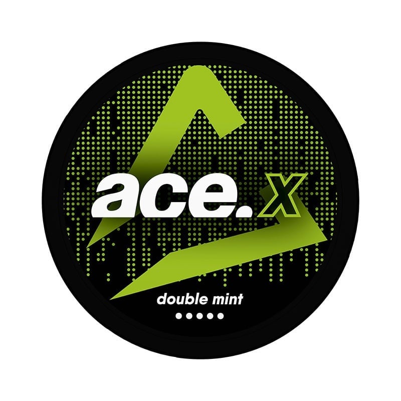 ACE X Double Mint nicotine pouches at Pouchhut NZ