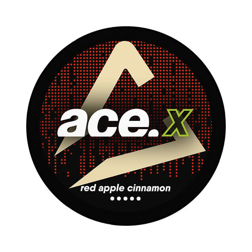 ACE X Red Apple Cinnamon nicotine pouches at Pouchhut NZ