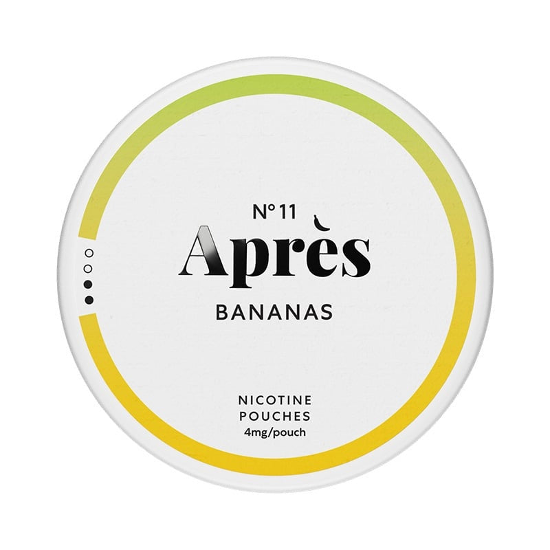 APRÈS Bananas Light nicotine pouches at Pouchhut NZ