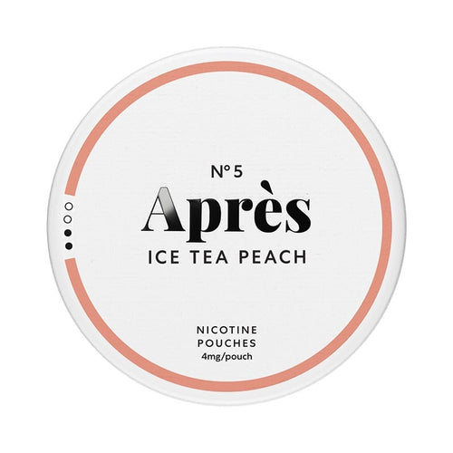 APRÈS Ice Tea Peach Light nicotine pouches at Pouchhut NZ