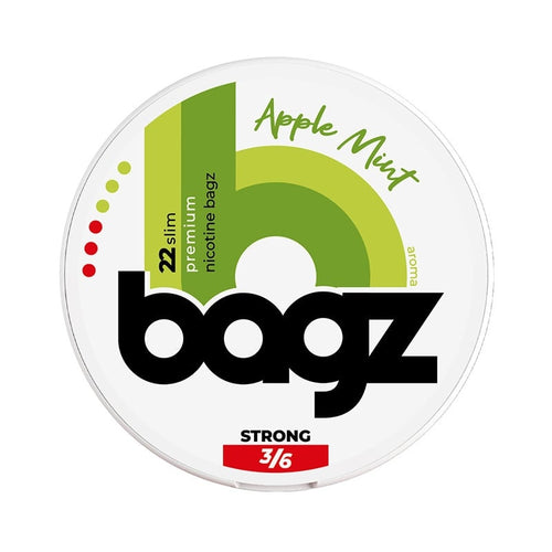 BAGZ Apple Mint Extreme nicotine pouches at Pouchhut NZ