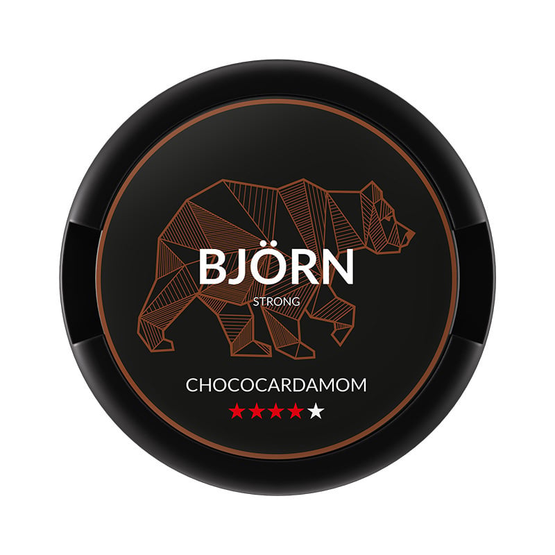 BJÖRN Chococardamon Strong nicotine pouches at Pouchhut NZ