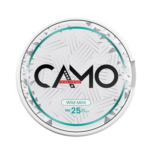 CAMO Wild Mint Extra Strong nicotine pouches at Pouchhut NZ