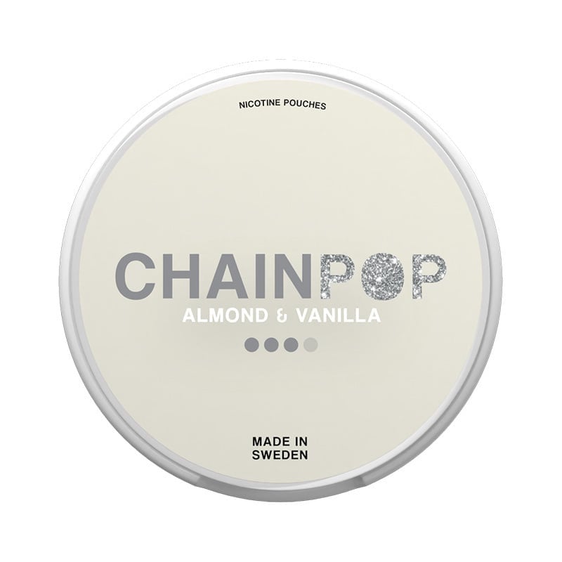 CHAINPOP Almond & Vanilla nicotine pouches at Pouchhut NZ