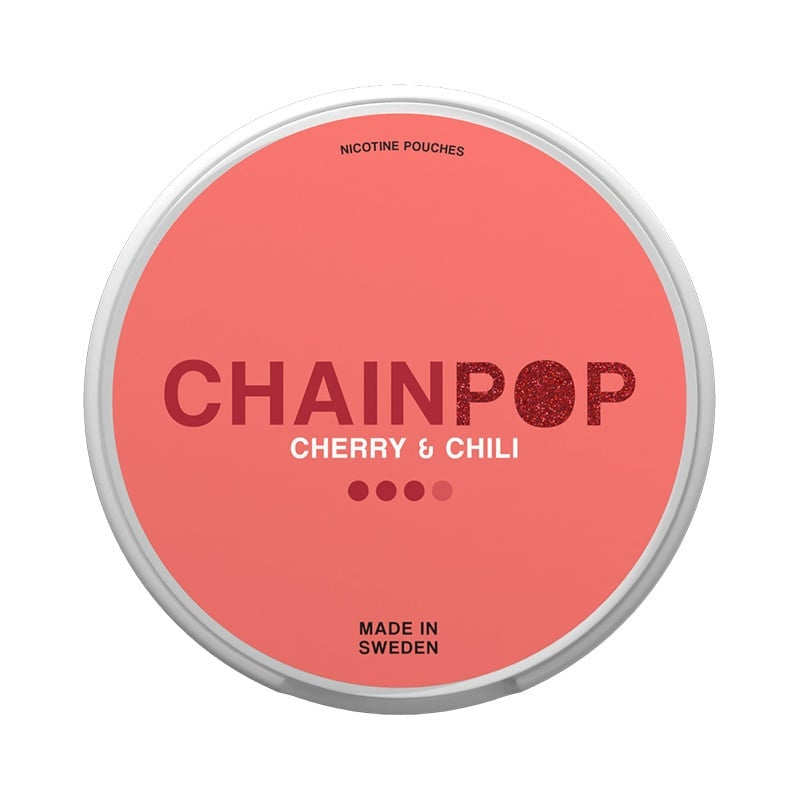 CHAINPOP Cherry & Chili nicotine pouches at Pouchhut NZ