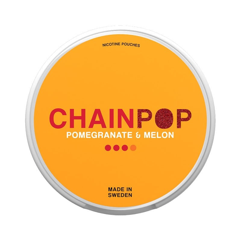 CHAINPOP Pomegranate & Melon nicotine pouches at Pouchhut NZ