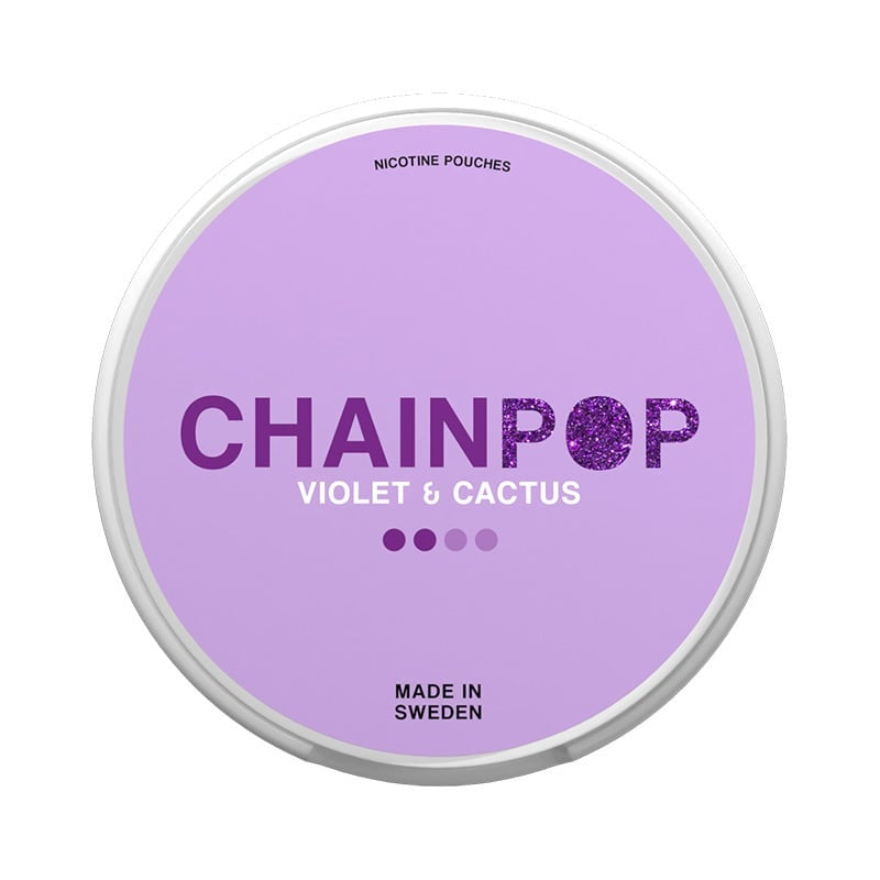CHAINPOP Violet & Cactus nicotine pouches at Pouchhut NZ