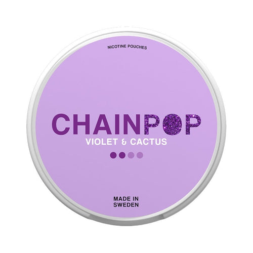 CHAINPOP Violet & Cactus nicotine pouches at Pouchhut NZ