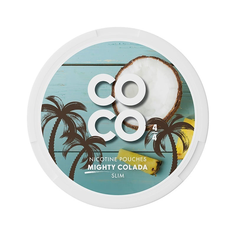 COCO Mighty Colada nicotine pouches at Pouchhut NZ