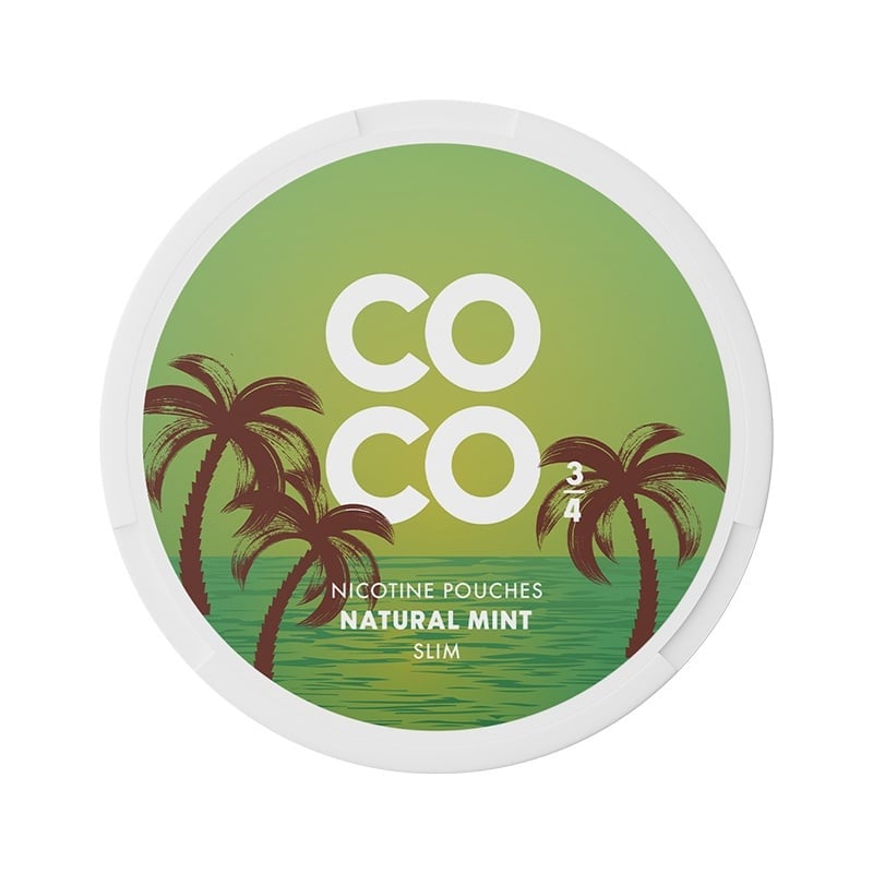 COCO Natural Mint nicotine pouches at Pouchhut NZ