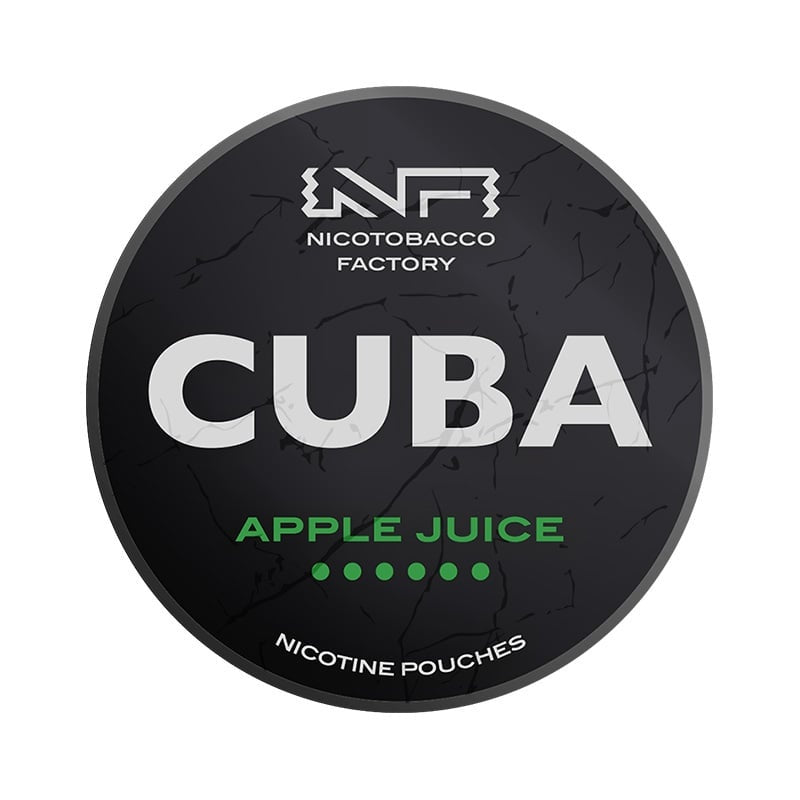 CUBA Apple Juice Strong nicotine pouches at Pouchhut NZ
