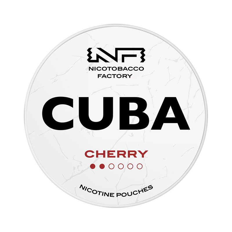 CUBA Cherry Light nicotine pouches at Pouchhut NZ