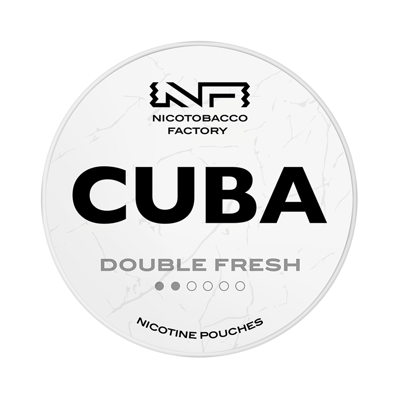 CUBA Double Fresh Light nicotine pouches at Pouchhut NZ
