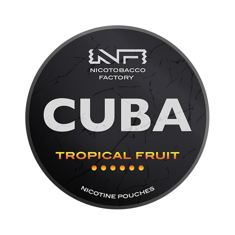 CUBA Tropical Fruit Strong nicotine pouches at Pouchhut NZ