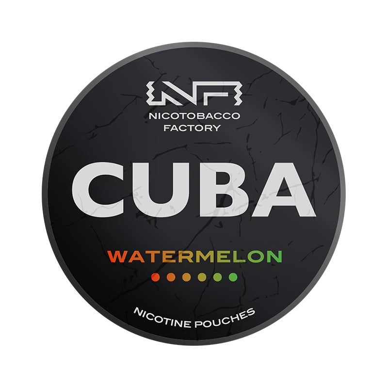 CUBA Watermelon Strong nicotine pouches at Pouchhut NZ