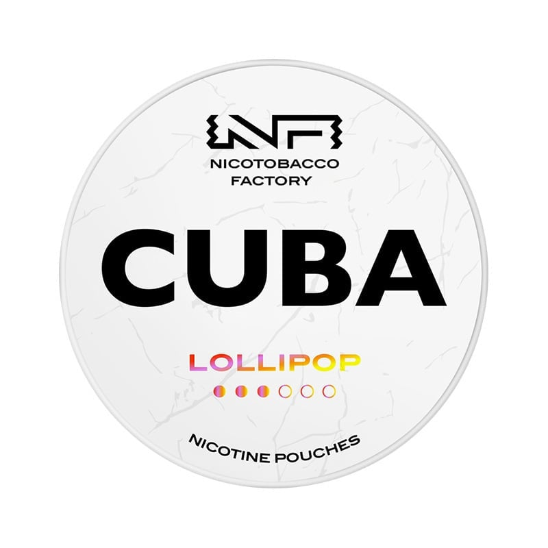 CUBA WHITE Lollipop nicotine pouches at Pouchhut NZ