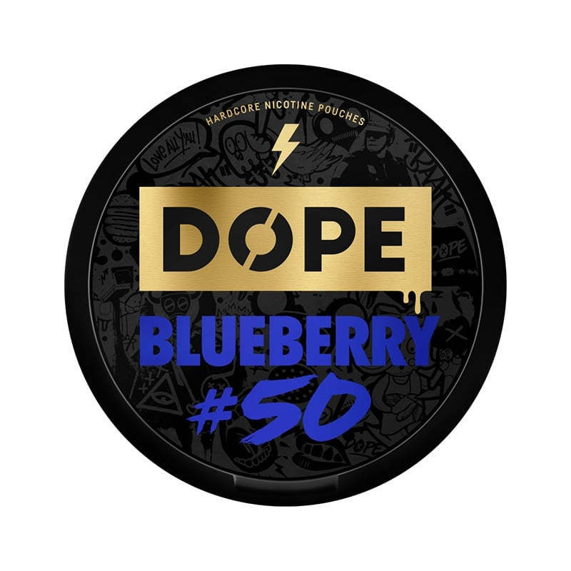 DOPE Blueberry #50 nicotine pouches at Pouchhut NZ