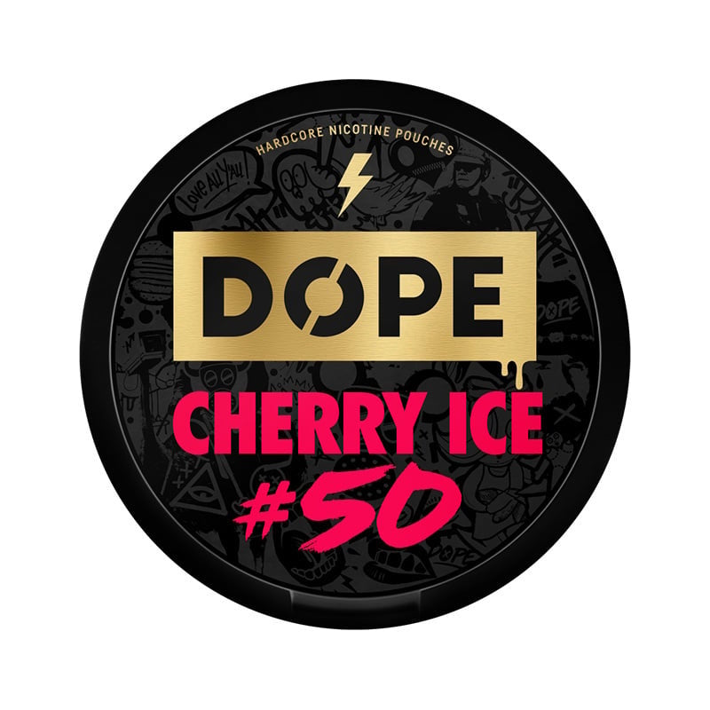 DOPE Cherry Ice #50 nicotine pouches at Pouchhut NZ