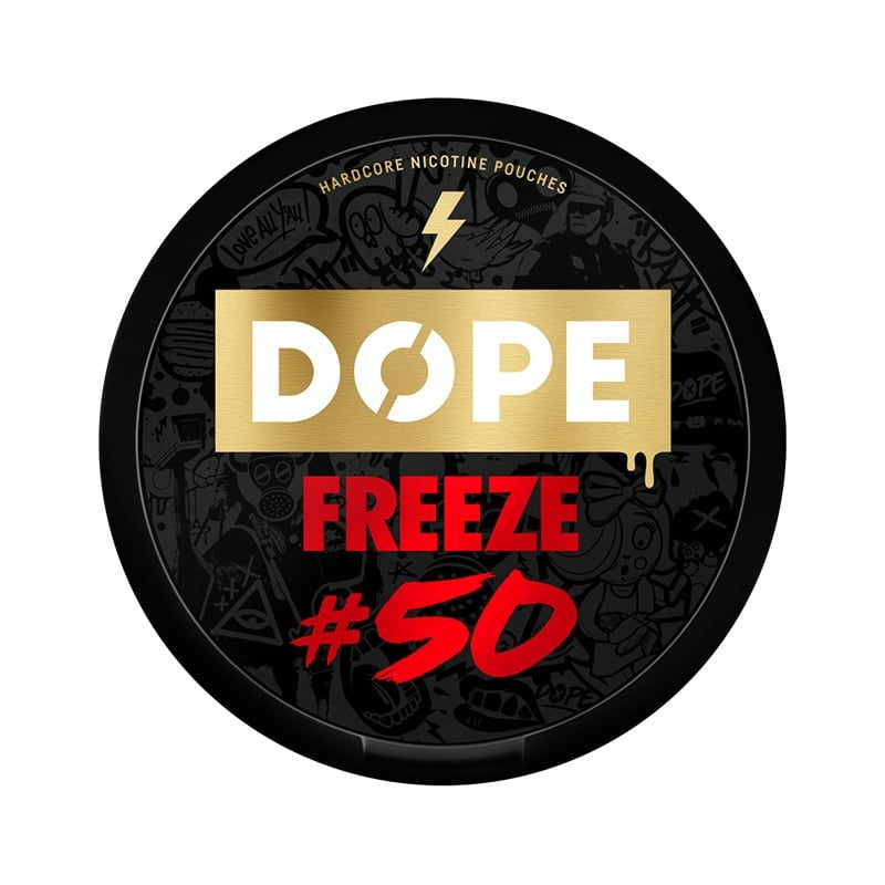 DOPE Freeze #50 nicotine pouches at Pouchhut NZ