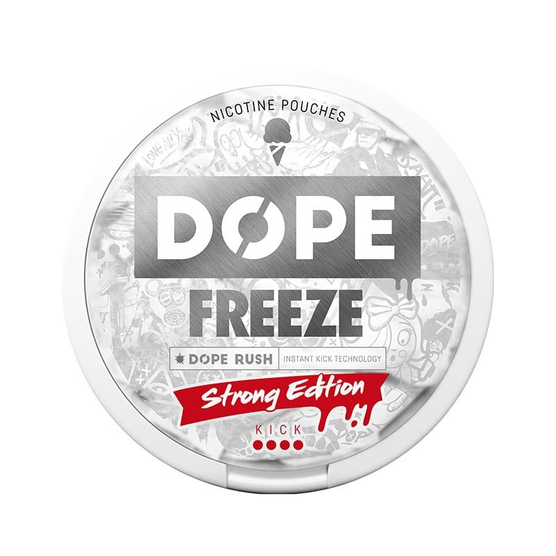 DOPE Freeze Strong nicotine pouches at Pouchhut NZ
