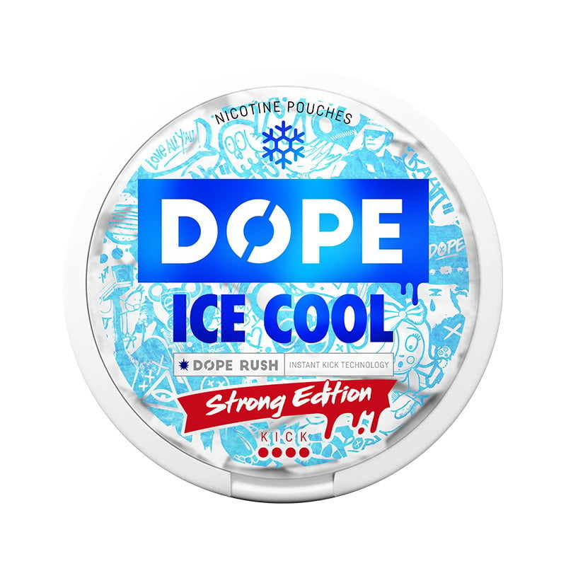DOPE Ice Cool Strong nicotine pouches at Pouchhut NZ