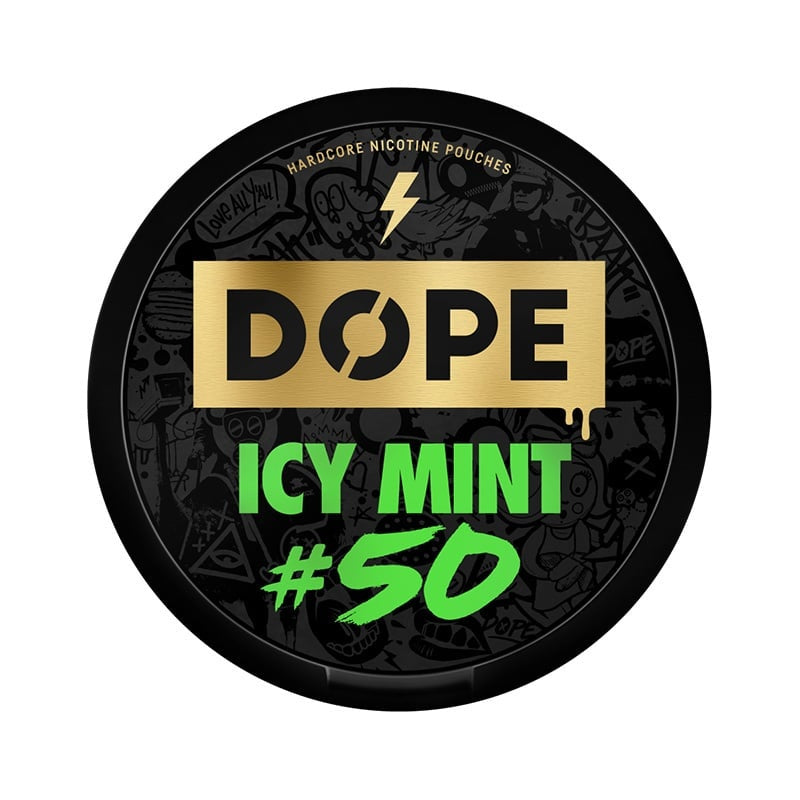 DOPE Icy Mint #50 nicotine pouches at Pouchhut NZ