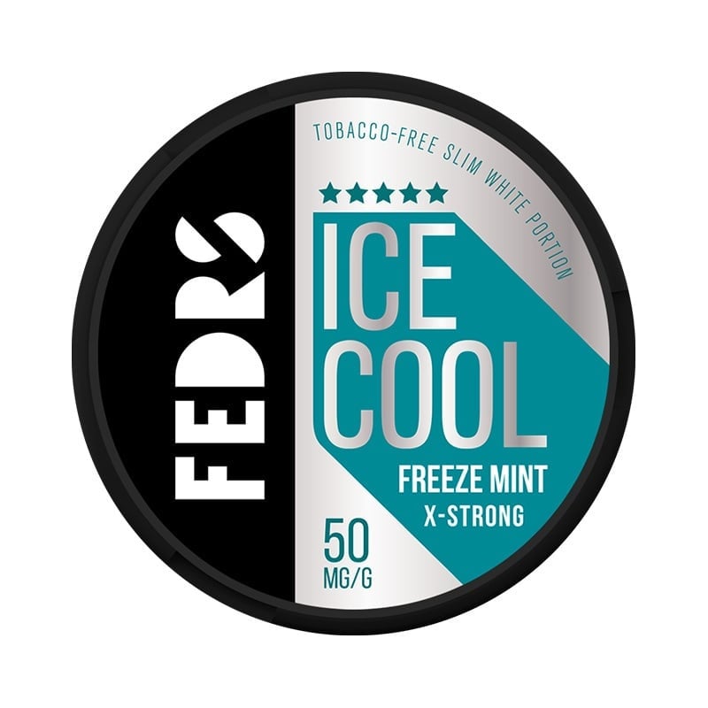 FEDRS Freeze Mint X-Strong nicotine pouches at Pouchhut NZ