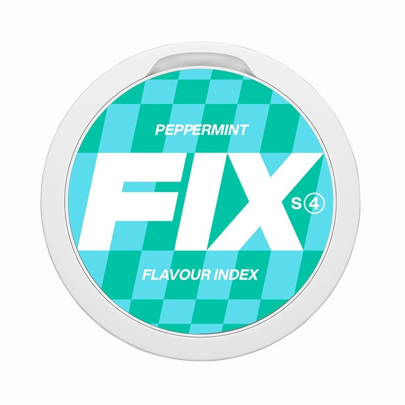 FIX Peppermint nicotine pouches at Pouchhut NZ