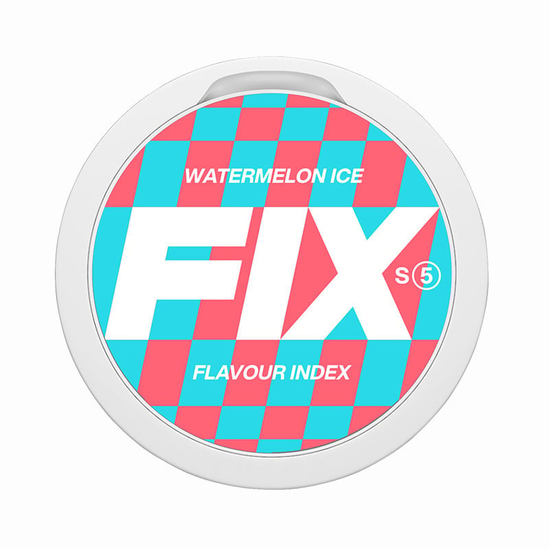 FIX Watermelon Ice nicotine pouches at Pouchhut NZ