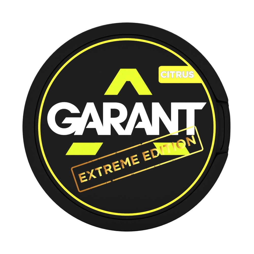 GARANT Citrus Extreme nicotine pouches at Pouchhut NZ