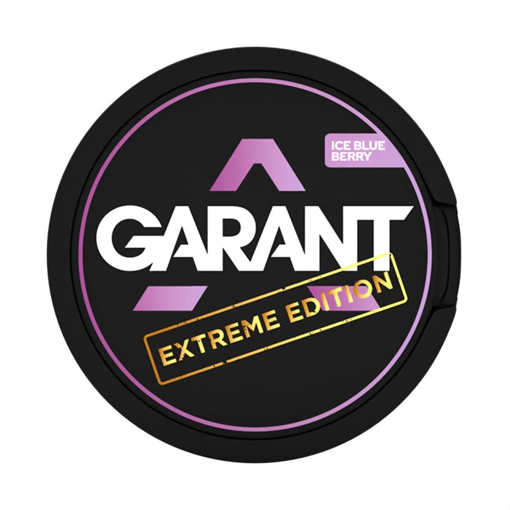 GARANT Ice Blueberry Extreme nicotine pouches at Pouchhut NZ