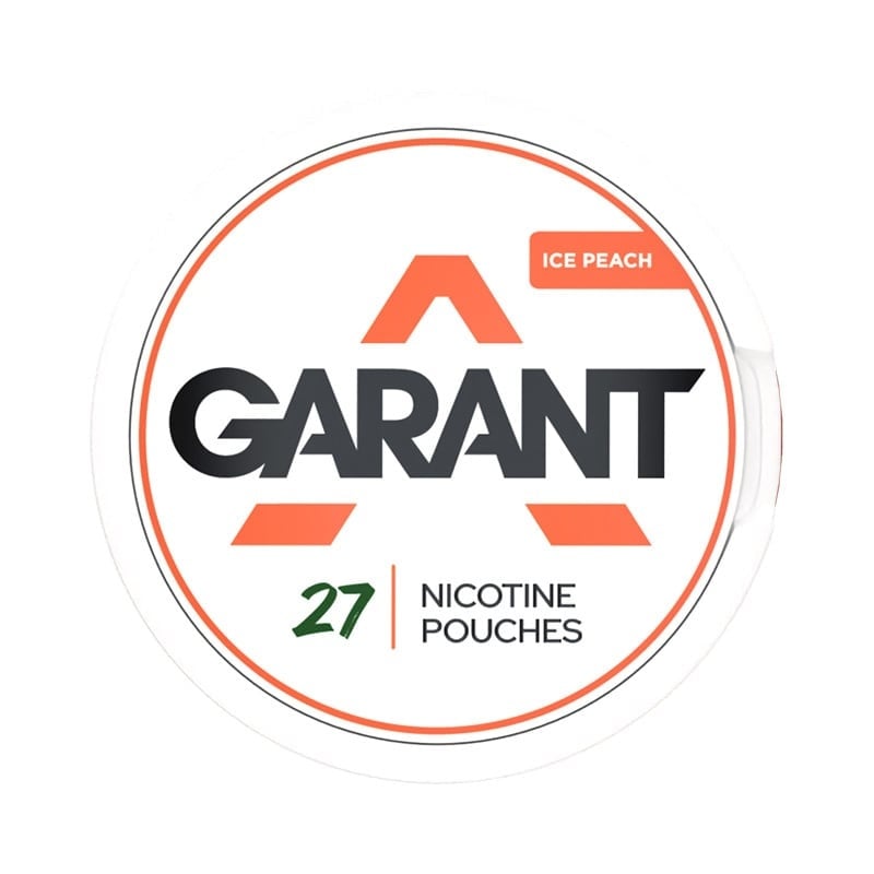 GARANT Ice Peach Medium | Nicotinezakje nicotine pouches at Pouchhut NZ
