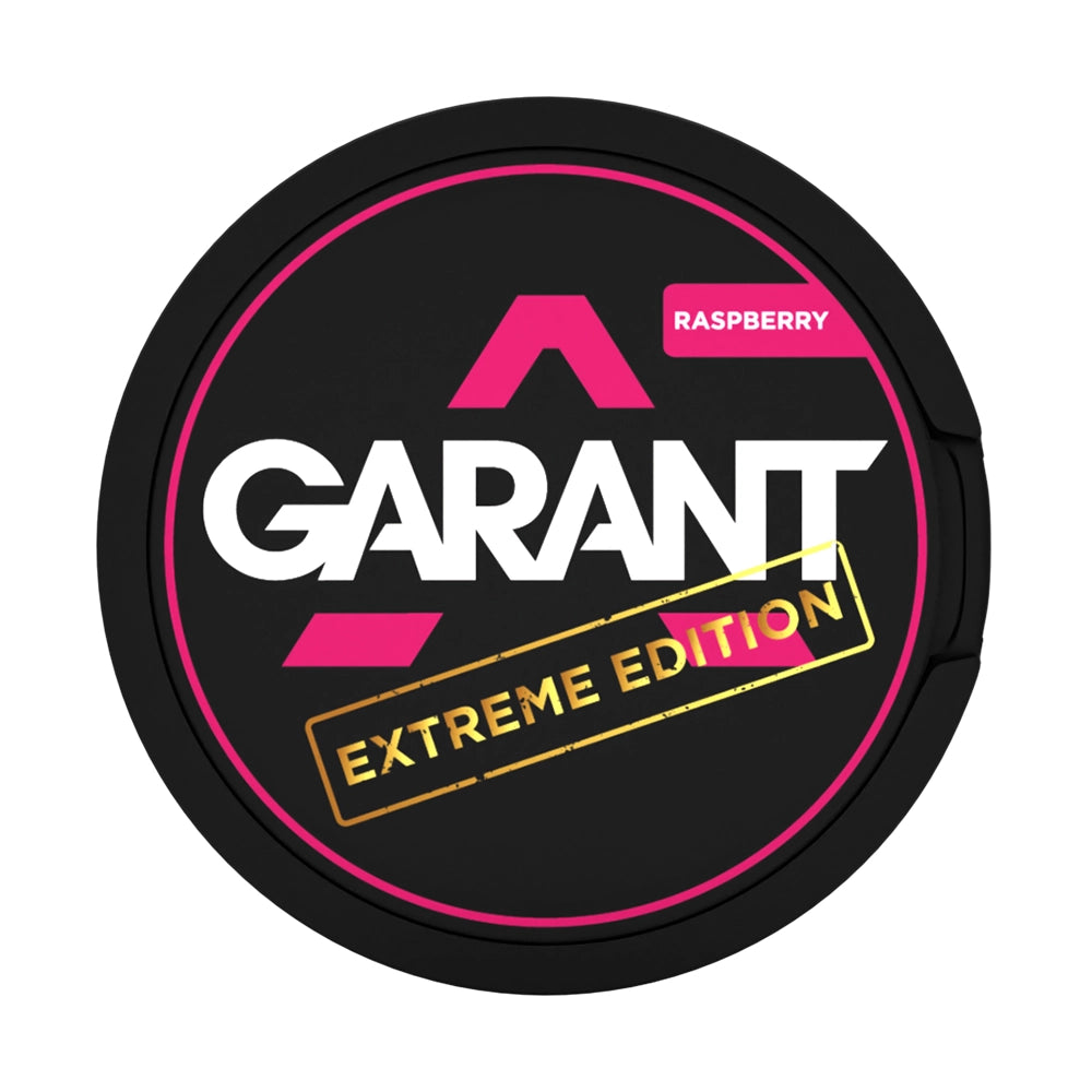 GARANT Raspberry Extreme nicotine pouches at Pouchhut NZ